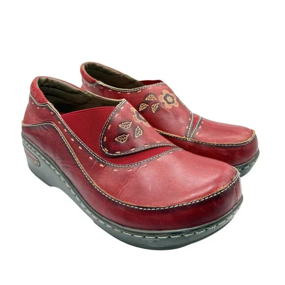 L'Artiste by Spring Step Burbank Leather Clogs, 9 - Picture 1 of 10